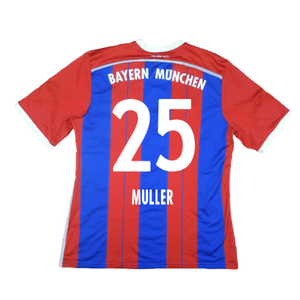 Bayern Munich 2014-15 Home Shirt (S) (Mint) (Muller 25)_1