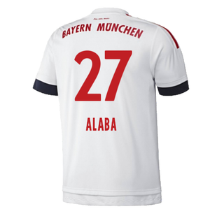 Bayern Munich 2015-16 Away Shirt (2XL) (Good) (Alaba 27)_1