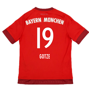 Bayern Munich 2015-16 Home Shirt (S) (Excellent) (Gotze 19)_1