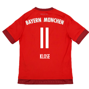 Bayern Munich 2015-16 Home Shirt (S) (Good) (Klose 11)_1