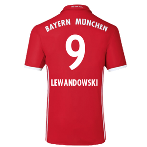 Bayern Munich 2016-17 Home Shirt (Excellent) (Lewandowski 9)_1