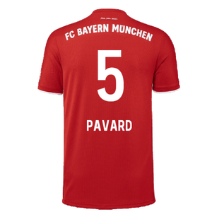 Bayern Munich 2020-21 Home Shirt (L) (Mint) (PAVARD 5)_1