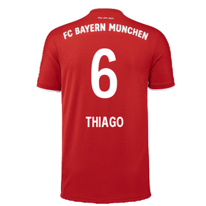 Bayern Munich 2020-21 Home Shirt (L) (Mint) (THIAGO 6)_1