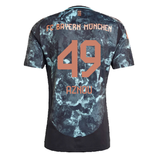 Bayern Munich 2024-2025 Away Shirt (13-14y) (Aznou 49) (Excellent)_1