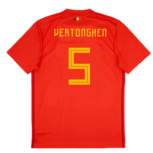 Belgium 2018-19 Home Shirt (XL) (Good) (Vertonghen 5)_1