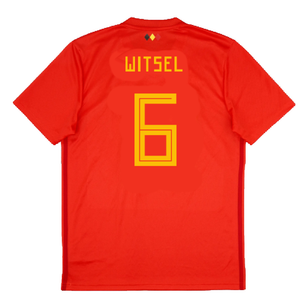 Belgium 2018-19 Home Shirt (XL) (Good) (Witsel 6)_1