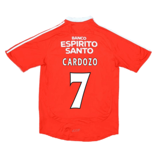 Benfica 2007-2008 Home Shirt (L) (Excellent) (Cardozo 7)_1