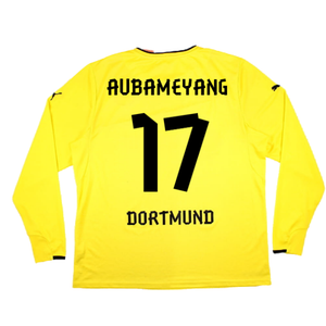 Borussia Dortmund 2013-14 Special Winter Edition Long Sleeve Home Shirt (2XL) (Very Good) (Aubameyan_1