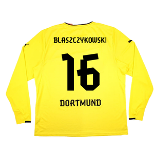 Borussia Dortmund 2013-14 Special Winter Edition Long Sleeve Home Shirt (2XL) (Very Good) (Blaszczyk_1