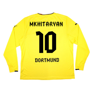 Borussia Dortmund 2013-14 Special Winter Edition Long Sleeve Home Shirt (2XL) (Very Good) (Mkhitarya_1