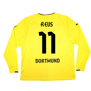 Borussia Dortmund 2013-14 Special Winter Edition Long Sleeve Home Shirt (2XL) (Very Good) (Reus 11)_1