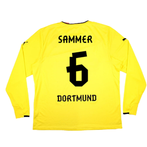 Borussia Dortmund 2013-14 Special Winter Edition Long Sleeve Home Shirt (2XL) (Very Good) (Sammer 6)_1