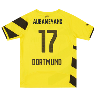 Borussia Dortmund 2014-15 Home Shirt (2XL) (Very Good) (Aubameyang 17)_1