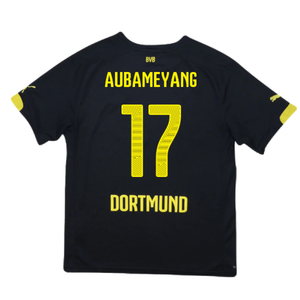 Borussia Dortmund 2014-16 Away Shirt (M) (Very Good) (Aubameyang 17)_1