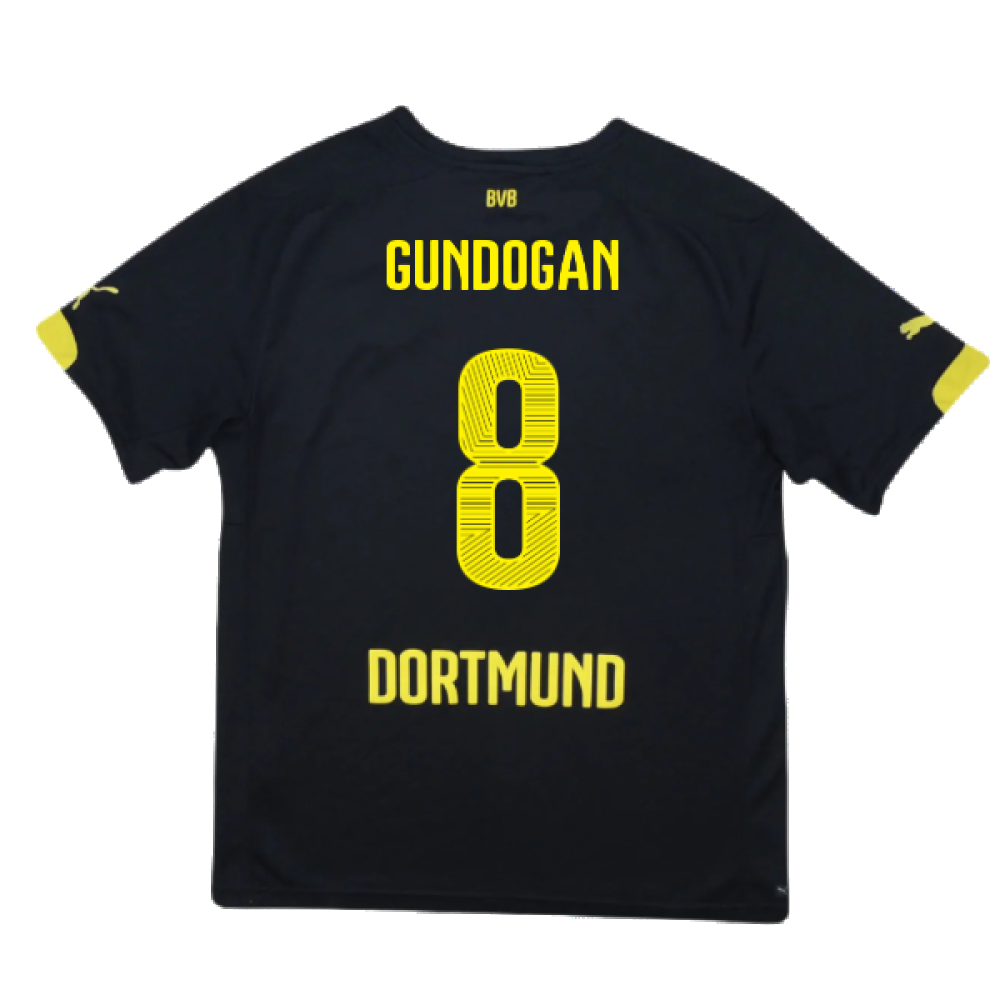 Borussia Dortmund 2014-16 Away Shirt (M) (Very Good) (Gundogan 8)_1