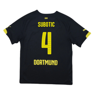 Borussia Dortmund 2014-16 Away Shirt (M) (Very Good) (Subotic 4)_1