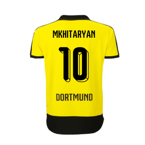 Borussia Dortmund 2015-16 Home Shirt ((Excellent) XL) (Mkhitaryan 10)_1