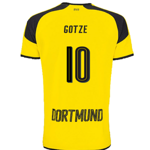 Borussia Dortmund 2016-17 European Home Shirt (L) (Excellent) (Gotze 10)_1