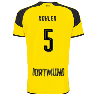 Borussia Dortmund 2016-17 European Home Shirt (L) (Mint) (Kohler 5)_1