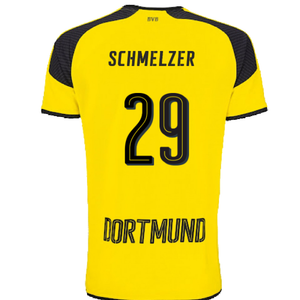 Borussia Dortmund 2016-17 European Home Shirt (L) (Excellent) (Schmelzer 29)_1