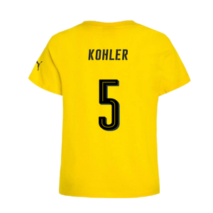 Borussia Dortmund 2016-17 Puma German Cup T Shirt (L) (Kohler 5) (BNWT)_1