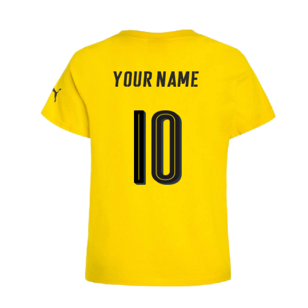 Borussia Dortmund 2016-17 Puma German Cup T Shirt (L) (Your Name 10) (BNWT)_1