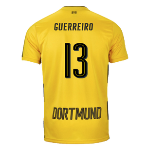 Borussia Dortmund 2017-18 Home Shirt (L) (Excellent) (Guerreiro 13)_1