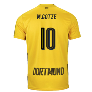 Borussia Dortmund 2017-18 Home Shirt (L) (Excellent) (M.Gotze 10)_1