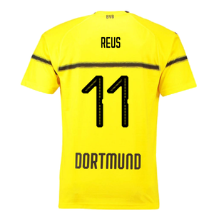 Borussia Dortmund 2018-19 European/Cup Home Shirt (L) (Very Good) (Reus 11)_1