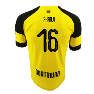 Borussia Dortmund 2018-19 Home Shirt (Excellent) (Akanji 16)_1