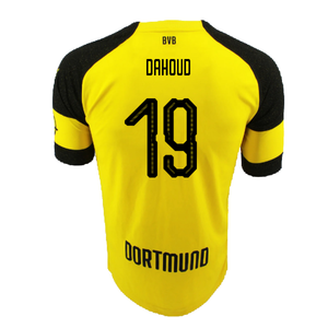 Borussia Dortmund 2018-19 Home Shirt (Excellent) (Dahoud 19)_1