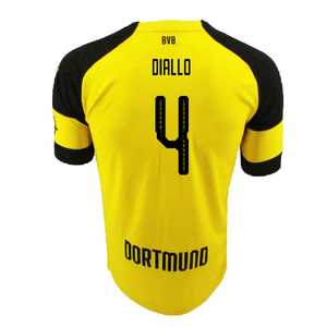 Borussia Dortmund 2018-19 Home Shirt (Excellent) (Diallo 4)_1