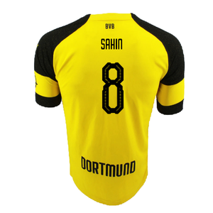 Borussia Dortmund 2018-19 Home Shirt (Excellent) (Sahin 8)_1