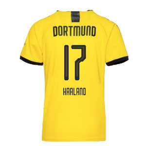 Borussia Dortmund 2019-20 Home Shirt (L) (Excellent) (Haaland 17)_1