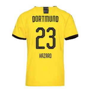 Borussia Dortmund 2019-20 Home Shirt (L) (Excellent) (Hazard 23)_1