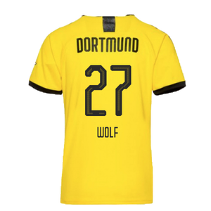 Borussia Dortmund 2019-20 Home Shirt (L) (Excellent) (WOLF 27)_1