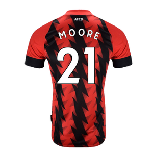 Bournemouth 2022-23 Home Shirt (Sponsorless) (M) (MOORE 21) (Excellent)_1