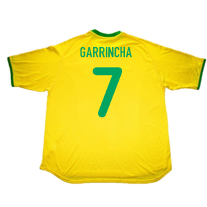 Brazil 2000-02 home Shirt (Excellent) (Garrincha 7)_1