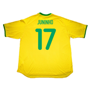 Brazil 2000-02 home (XL) (Excellent) (Juninho 17)_1