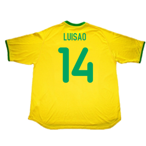 Brazil 2000-02 Home Shirt (L) (Very Good) (Luisao 14)_1