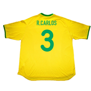 Brazil 2000-02 Home Shirt (L) (Very Good) (R.Carlos 3)_1