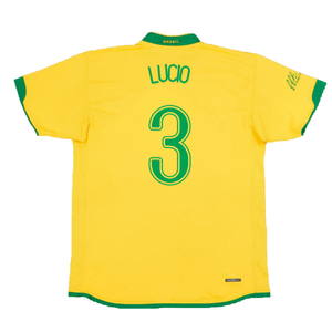 Brazil 2006-2008 Home Shirt (XXL) (Good) (Lucio 3)_1