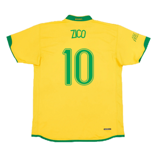 Brazil 2006-2008 Home Shirt (XXL) (Good) (ZICO 10)_1