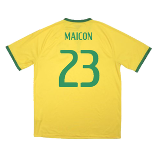 Brazil 2014-15 Home Shirt (Excellent) (Maicon 23)_1