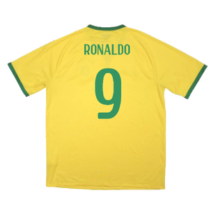 Brazil 2014-15 Home Shirt (Excellent) (Ronaldo 9)_1