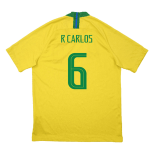 Brazil 2018-19 Home Shirt (Excellent) (R Carlos 6)_1