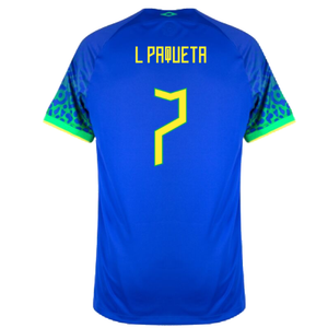 Brazil 2022-23 Away Shirt (XSB) (Mint) (L Paqueta 7)_1