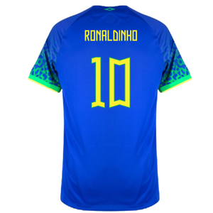 Brazil 2022-23 Away Shirt (XSB) (Mint) (Ronaldinho 10)_1