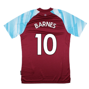 Burnley 2021-22 Home Shirt (Sponsorless) (S) (BARNES 10) (Mint)_1