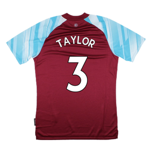 Burnley 2021-22 Home Shirt (Sponsorless) (S) (TAYLOR 3) (Mint)_1